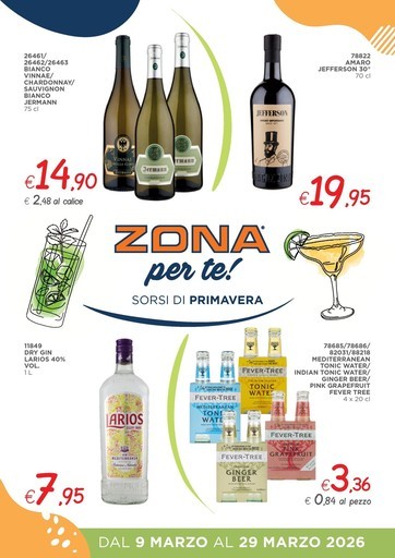 Zona - Zona per te! Sorsi di primavera