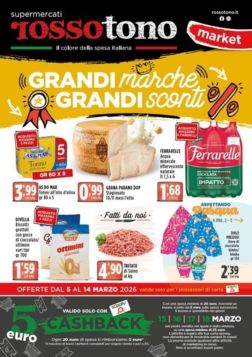 Volantino Supermercati Rossotono Market