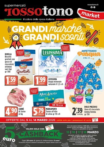 Volantino Supermercati Rossotono Market
