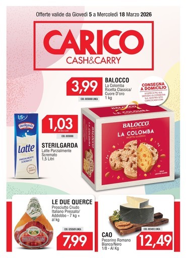 Carico Cash & Carry - Offerte