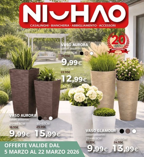 Volantino Ni Hao Mercatone