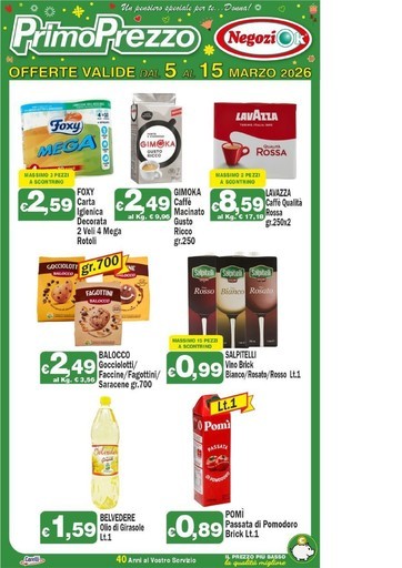 Volantino Primo Prezzo