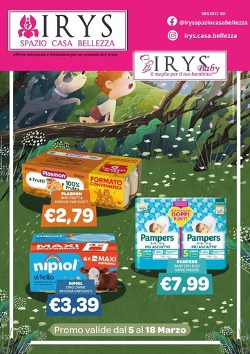 Irys - Promo valide dal 5 al 18 marzo