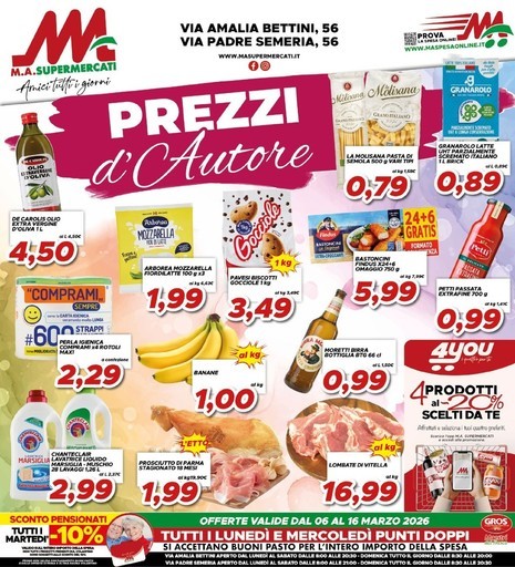 Ma Supermercati - Prezzi d'autore