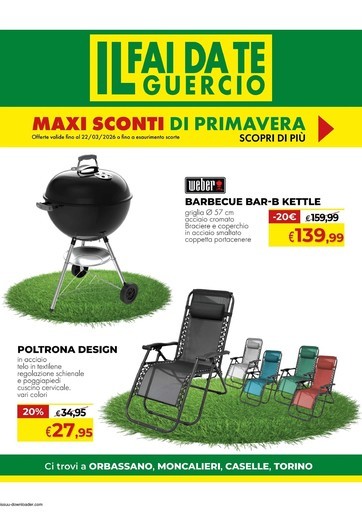 Volantino Il fai da te Guercio