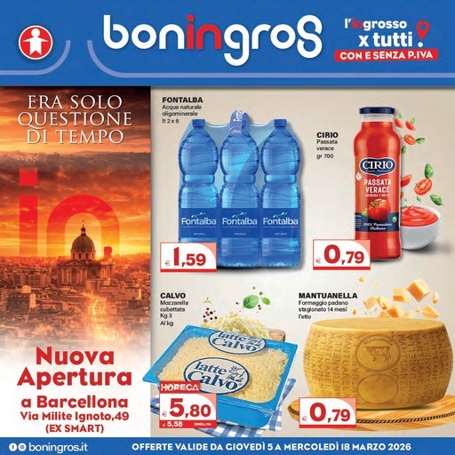 Volantino Boningros Cash and Carry