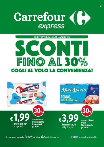 Volantino Carrefour Express