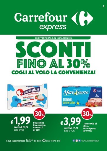 Volantino Carrefour Express