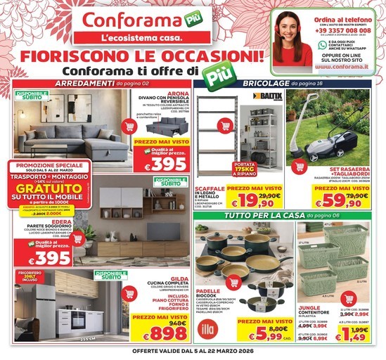 Volantino Conforama