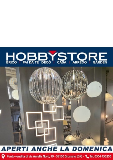 Volantino Hobby store