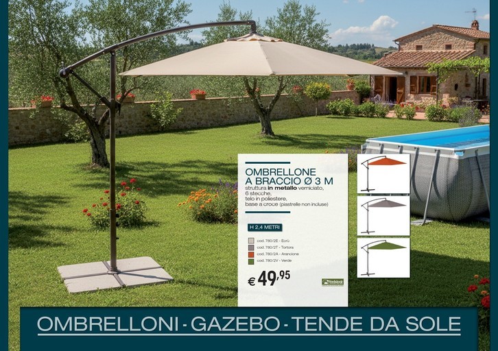 Brico OK - Ombrelloni-Gazebo-Tende da Sole