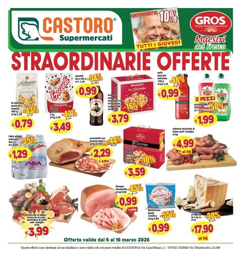 Volantino Il Castoro Supermercati