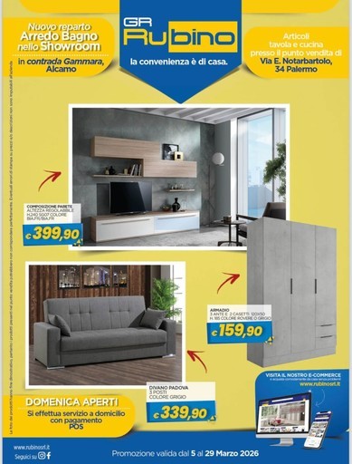 Gr Rubino - Promozione valida dal 5 al 29 marzo 2026
