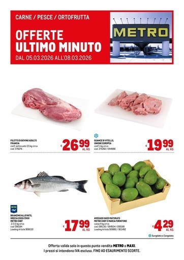 Metro - Offerte freschissimi