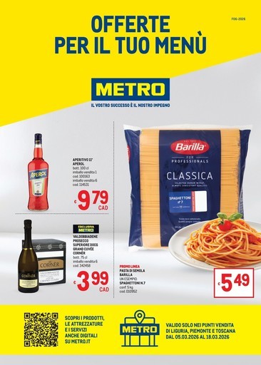 Metro - Offerte per il tuo Menù - AREA 2