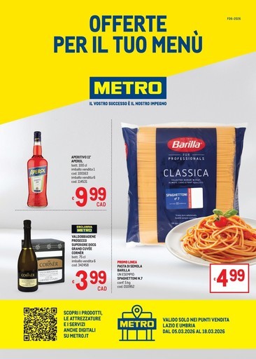 Metro - Offerte per il tuo Menù - AREA 3