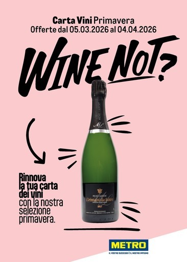 Metro - Carta Vini Primavera - 2026
