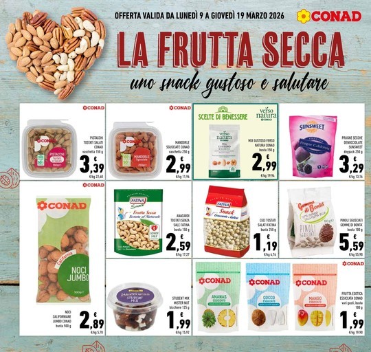 Conad - LA FRUTTA SECCA