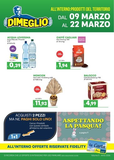 Dimeglio - Dal 09 marzo al 22 marzo