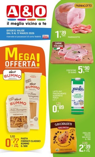 A&O - Offerte valide dal 9 al 17 marzo 2026