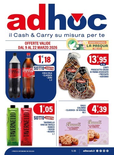 Adhoc - OFFERTE VALIDE DAL 9 AL 22 MARZO 2026