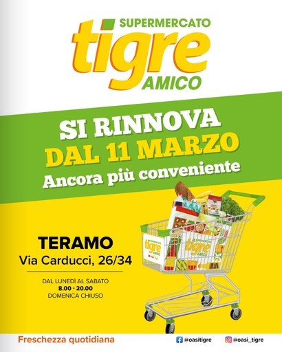 Tigre Amico - Si rinnova dal 11 marzo