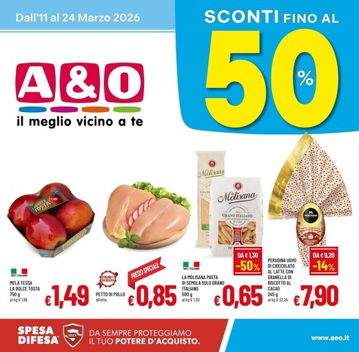 A&O - Sconti fino al 50%
