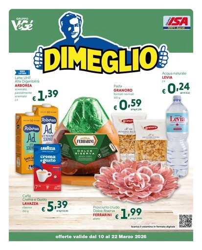 Dimeglio - Offerte valide dal 10 al 22 marzo 2026