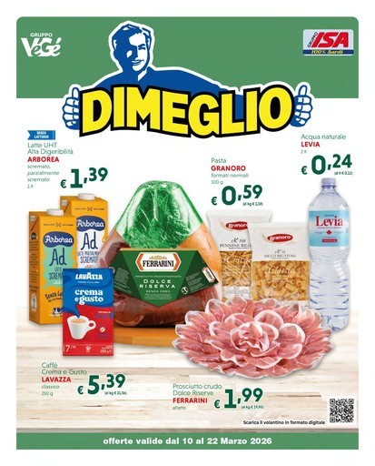 Dimeglio - Offerte valide dal 10 al 22 marzo 2026