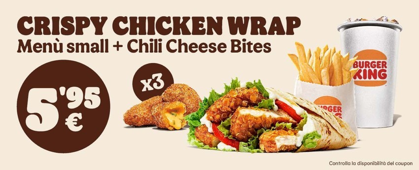 BurgerKing - Crispy chicken wrap