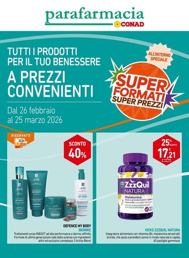 Volantino Parafarmacia Conad