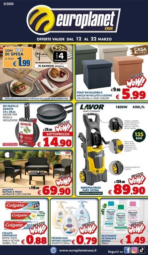 Volantino Europlanet Casa