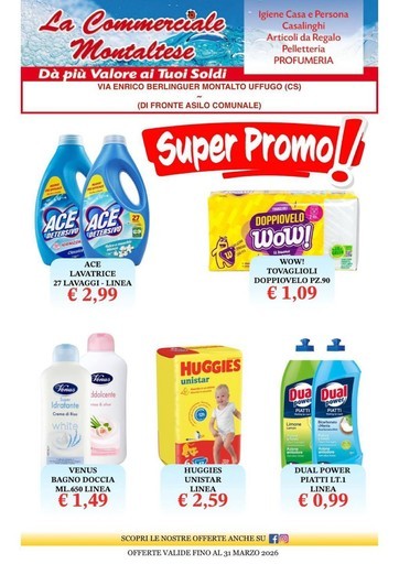 La Commerciale Montaltese - Super Promo!