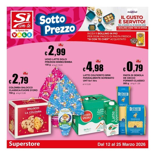 Volantino Si con te superstore