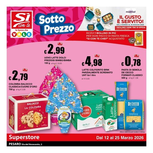 Volantino Si con te superstore