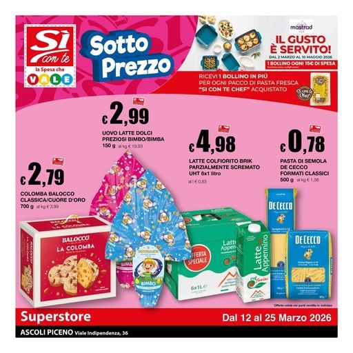 Volantino Si con te superstore