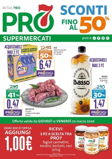 PRO7 Supermercati - Sconti fino al 50%