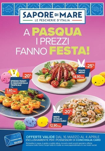 Volantino Sapore di mare