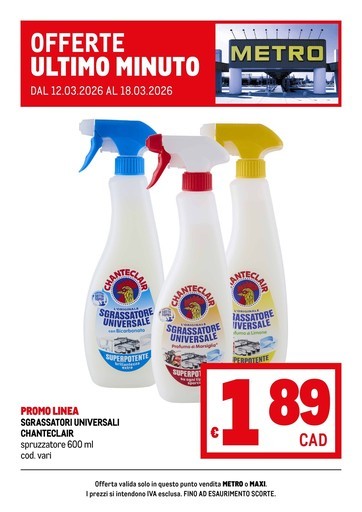 Metro - Offerte ultimo minuto