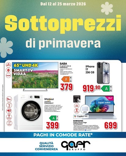 gaer - Sottoprezzi di primavera!