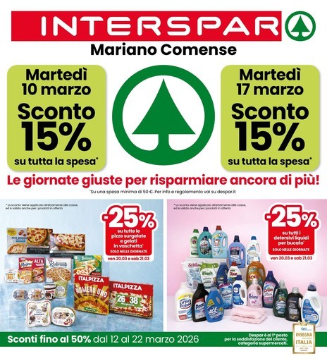 Interspar - Sconti fino al 50