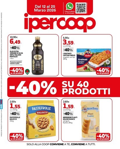 Ipercoop - 40 prodotti al -40%