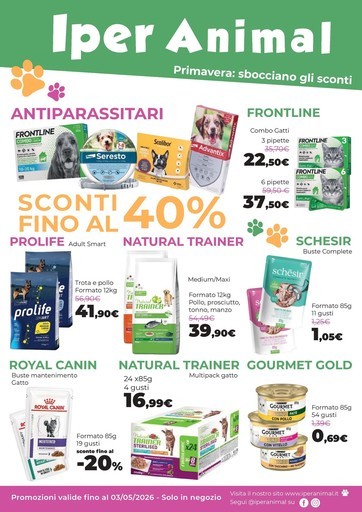 Volantino Iper Animal