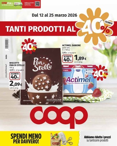 Coop - Tanti prodotti al 40%