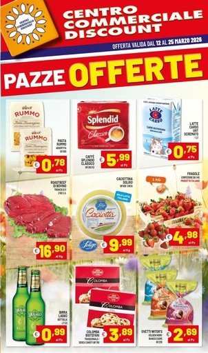 Volantino Centro Commerciale Discount