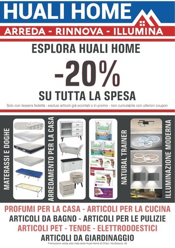 Huali Market - -20% su tutta la spesa