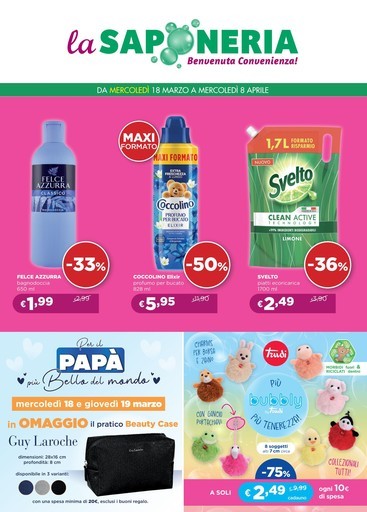 Volantino La Saponeria