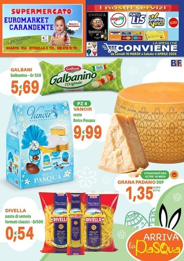 Volantino Euromarket Carandente