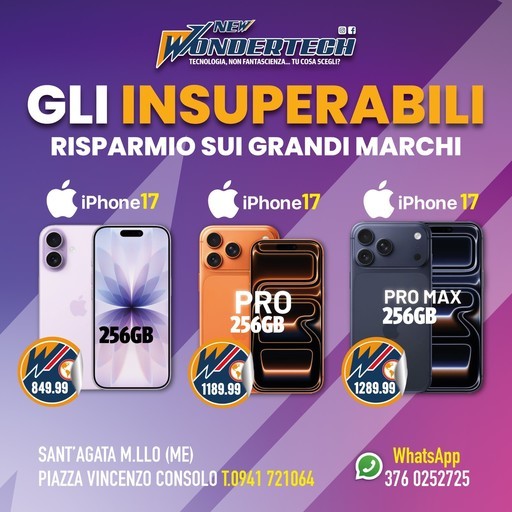 Volantino New Wondertech