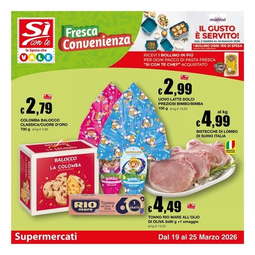 Volantino Si con te supermercati